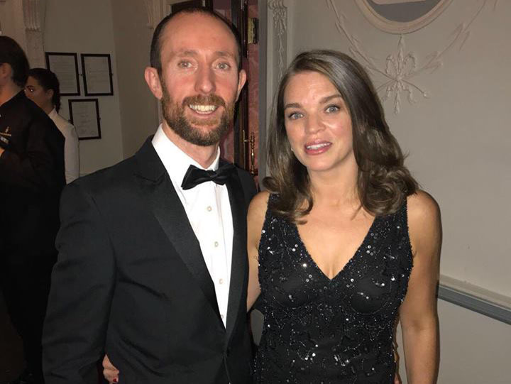 Aoife Clarke, Commercial Director and husband, Kevin at the NRF Awards