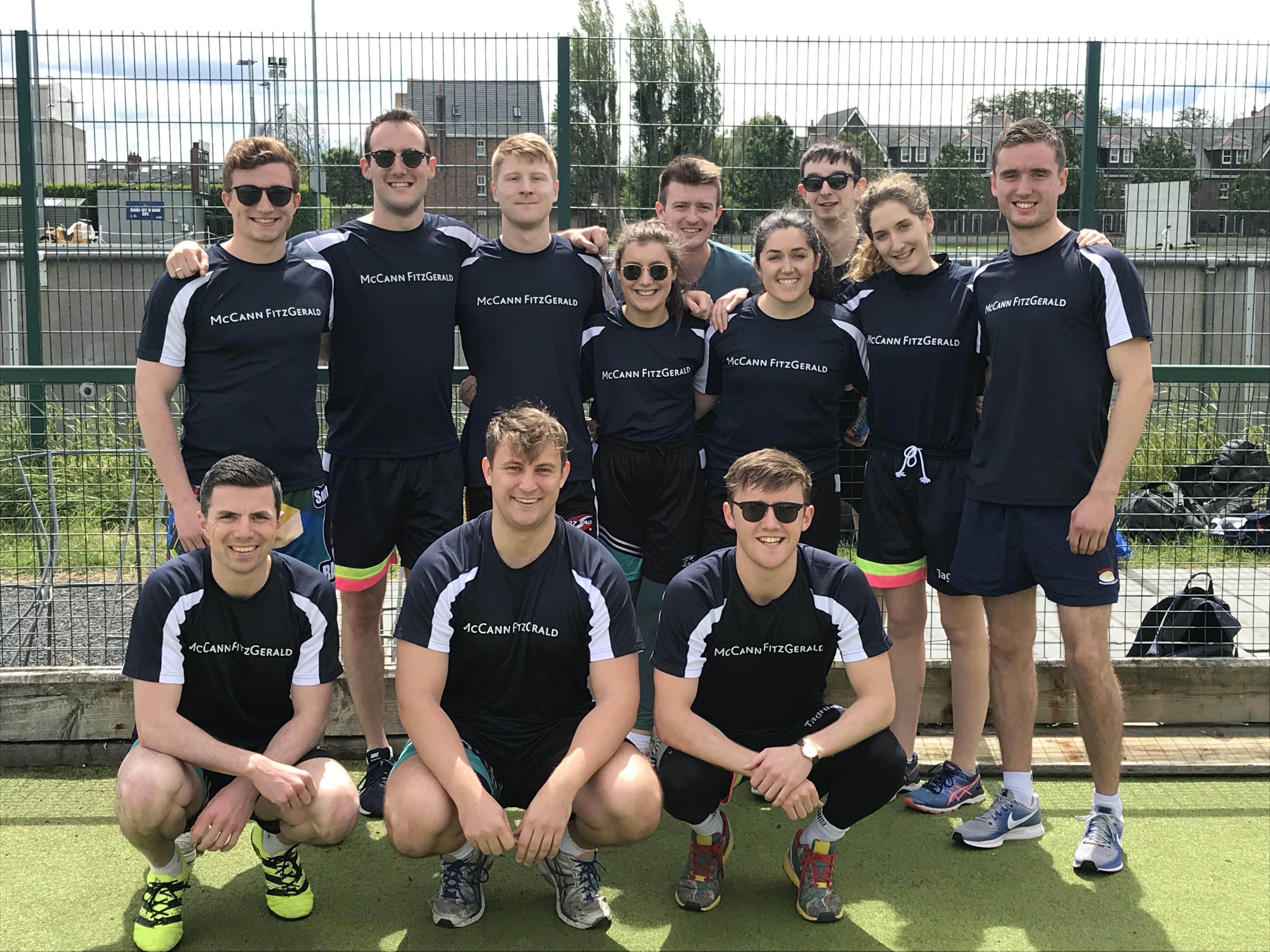 McCann Fitzgerald team at SYS tag rugby tournament 2019