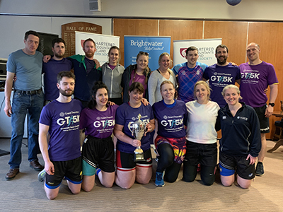 Grant Thornton Winners of the the Chartered Accountants Cork Society Tag Rugby Tournament sponsored by Brightwater in Cork Constitution FC